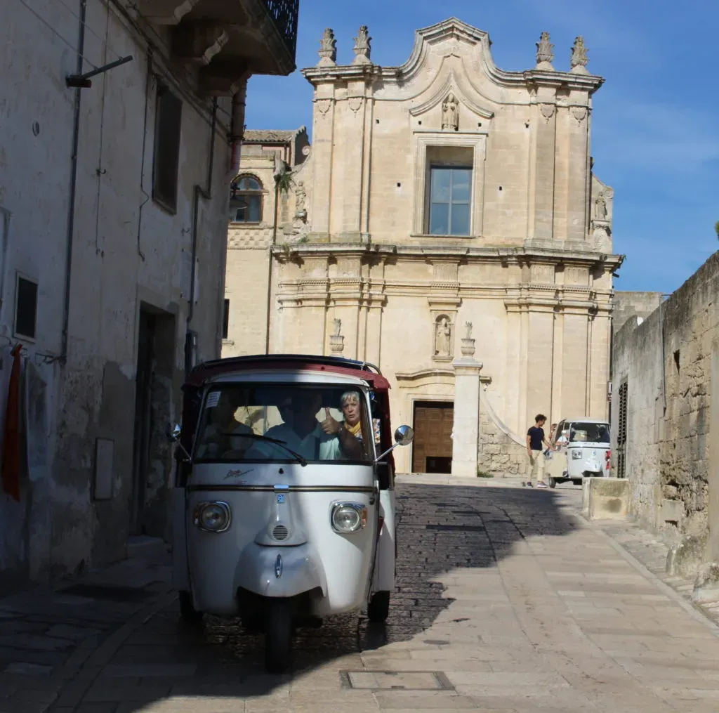 A typical car in the streets of Matera - by Aurélie